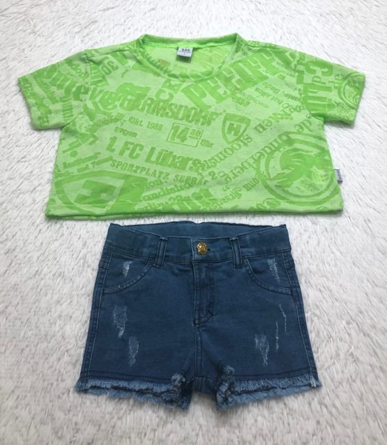 Cropped Neon Verde
